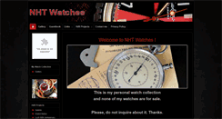 Desktop Screenshot of nhtwatches.com