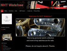 Tablet Screenshot of nhtwatches.com